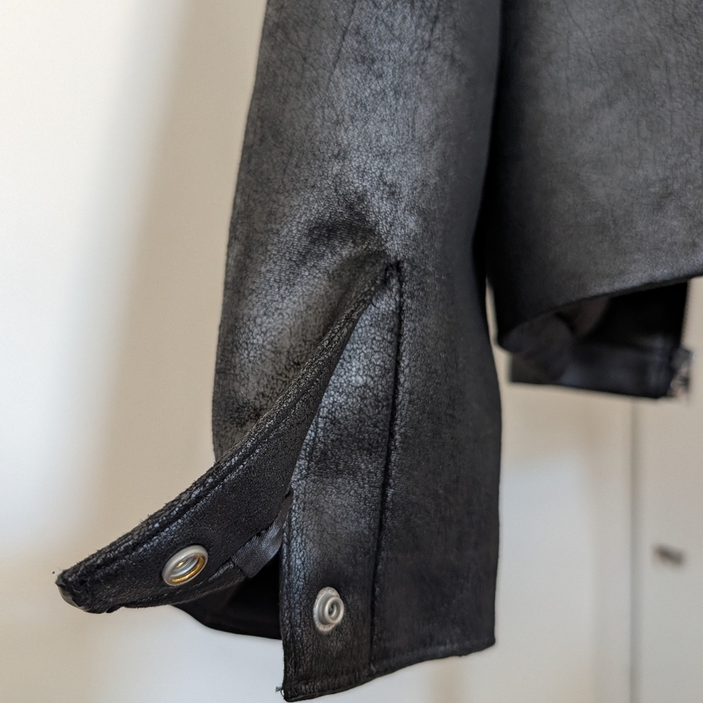 Zara Textured Black Jacket - Picture 4 of 6